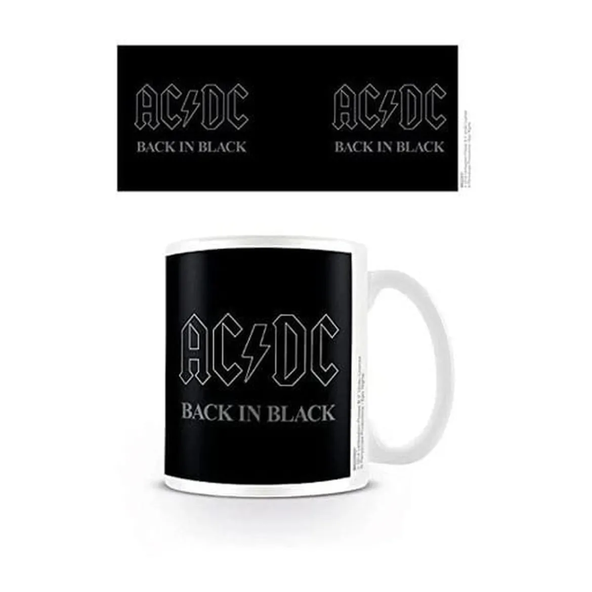 AC/DC Tasse Back in Black