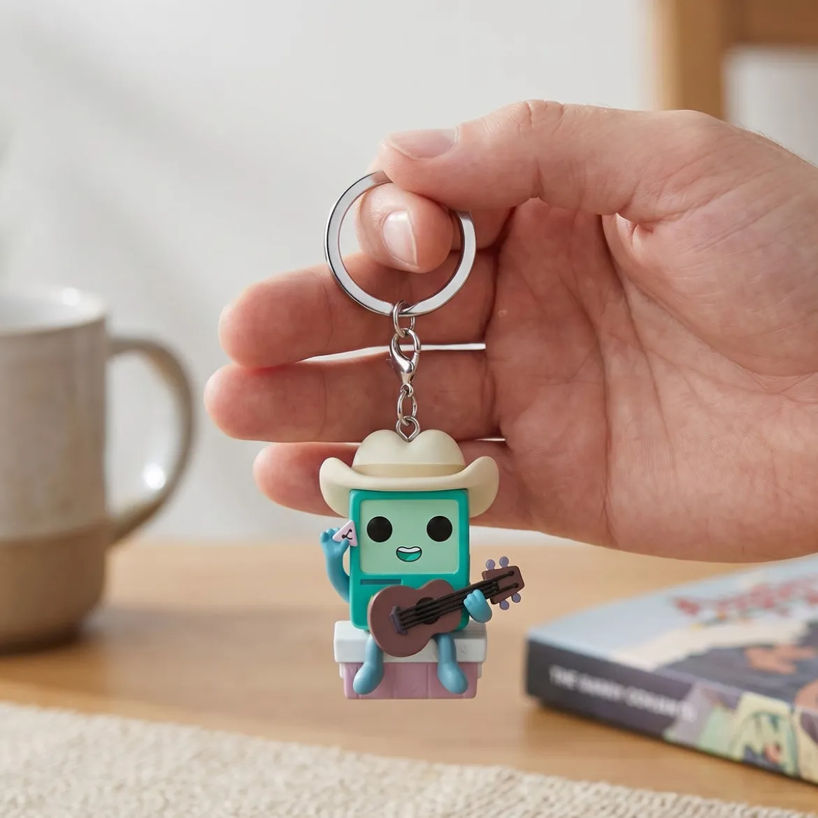 Adventure Time - Cowboy BMO mit Gitarre Funko Pop Schlüsselanhänger