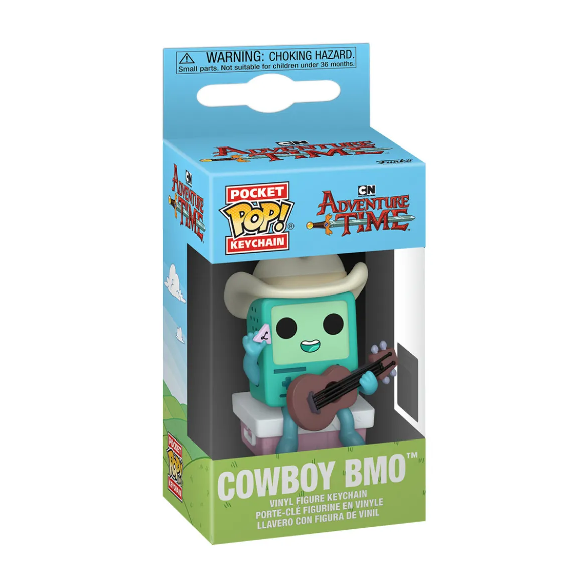 Adventure Time - Cowboy BMO mit Gitarre Funko Pop Schlüsselanhänger