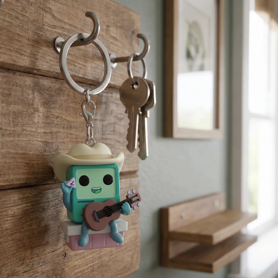 Adventure Time - Cowboy BMO mit Gitarre Funko Pop Schlüsselanhänger