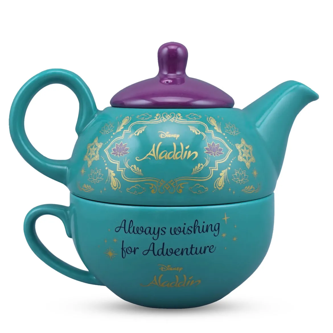 Aladdin - Always Wishing for Adventure Teekanne mit Tasse
