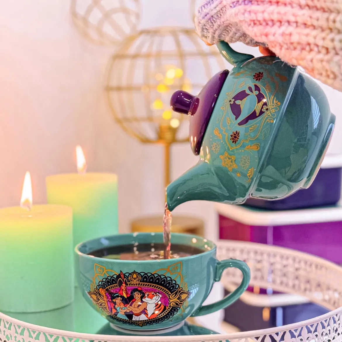 Aladdin - Always Wishing for Adventure Teekanne mit Tasse