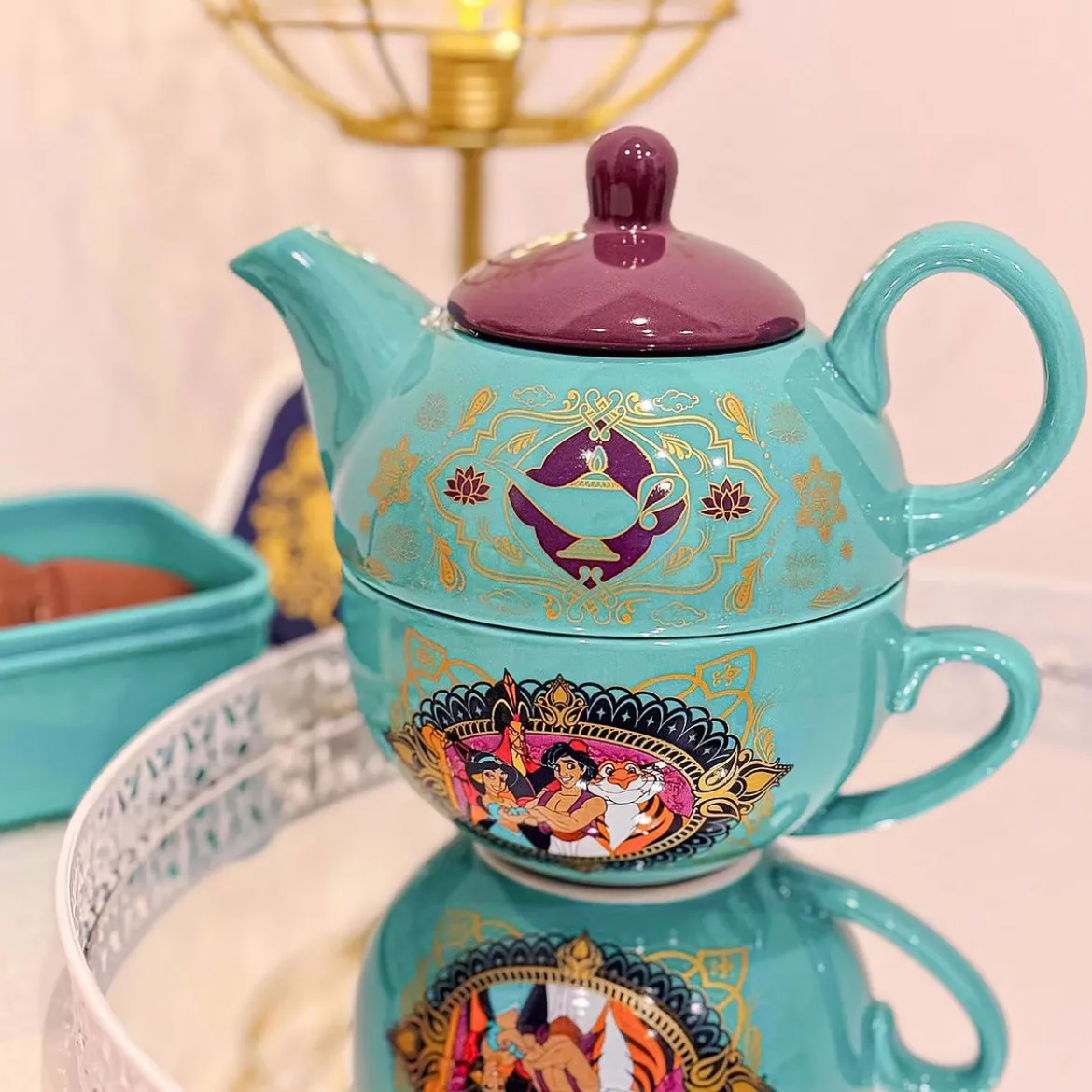Aladdin - Always Wishing for Adventure Teekanne mit Tasse