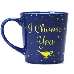 Aladdin und Jasmin Glitter Tasse