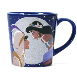 Aladdin und Jasmin Glitter Tasse