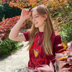 Alastor T-Shirt für Hazbin Hotel Fans rot