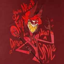 Alastor T-Shirt für Hazbin Hotel Fans rot