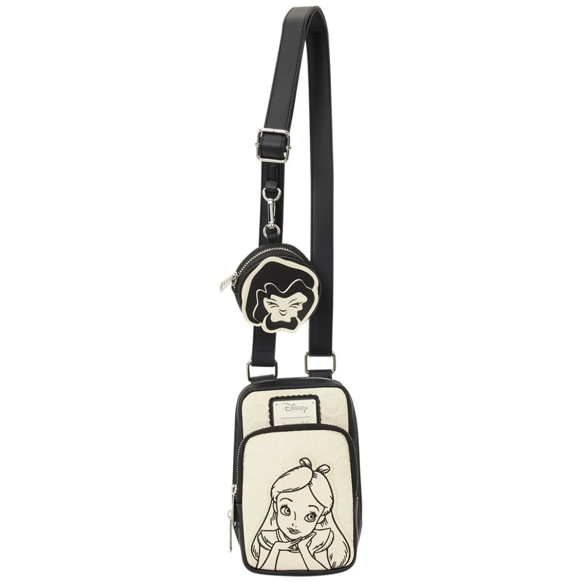Alice im Wunderland - Floral Crossbody Tasche mit Geldbörse