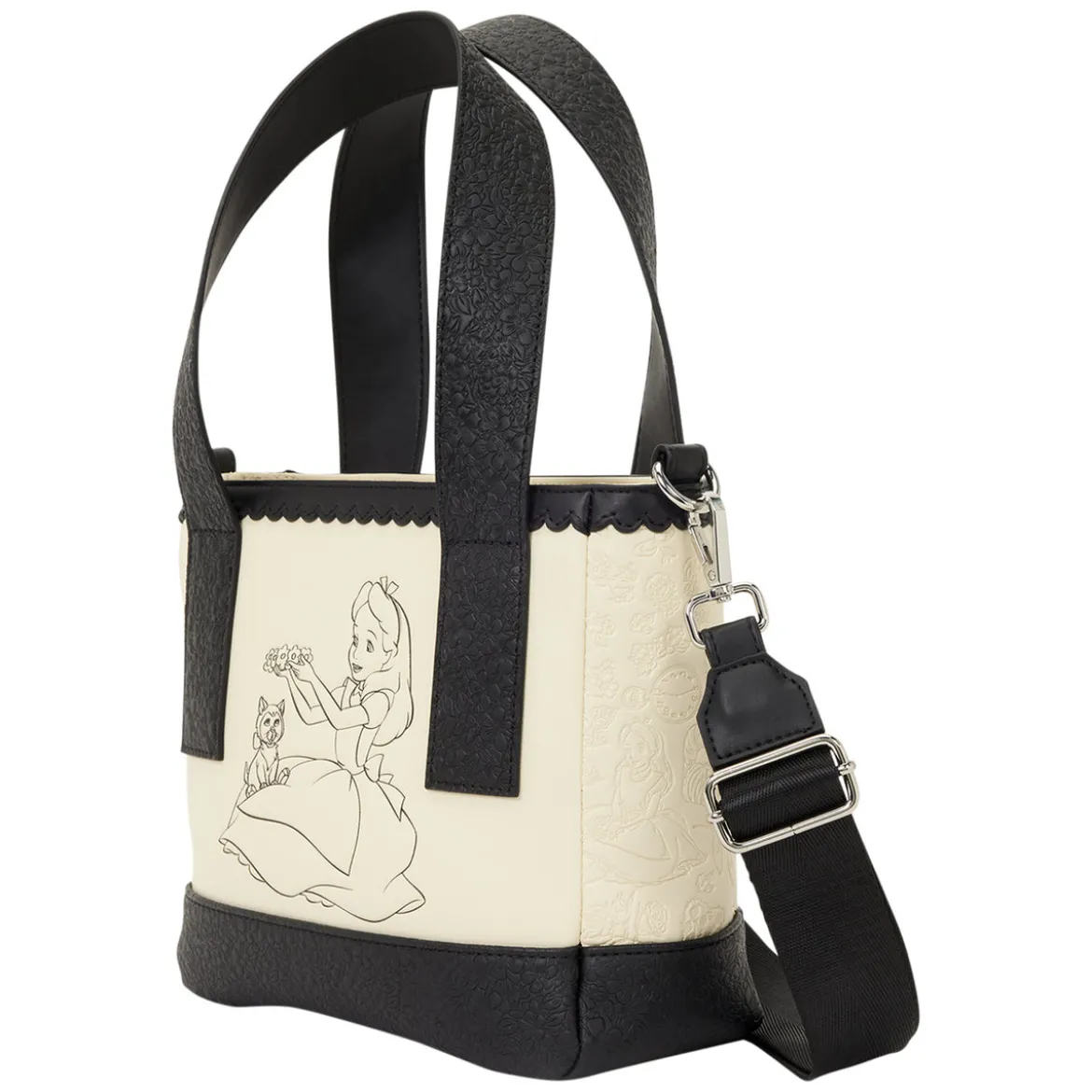 Alice im Wunderland - Floral Mini Crossbody Tasche