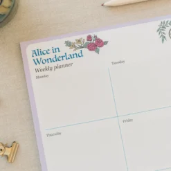 Alice im Wunderland - Flower Wochenplaner