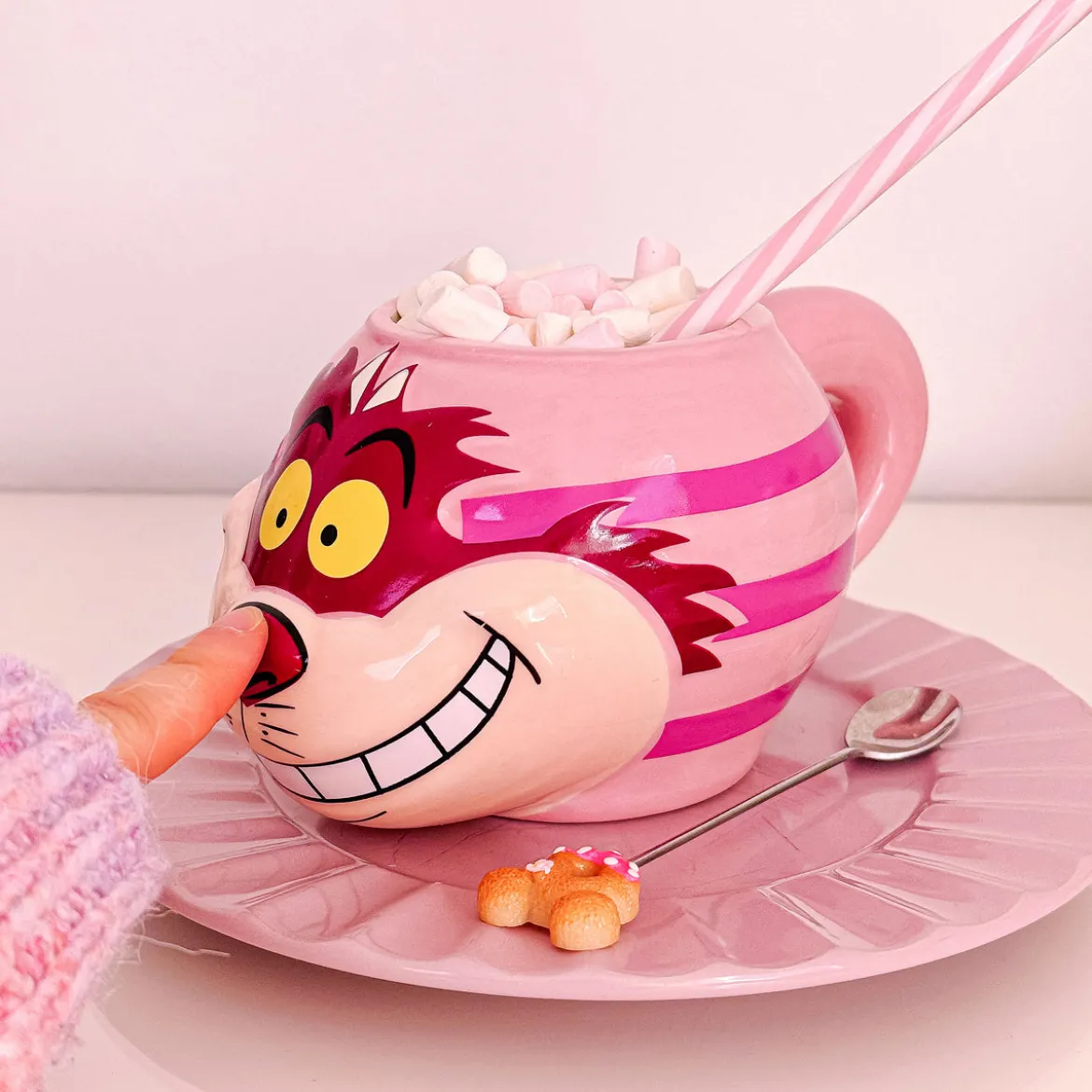Alice im Wunderland - Grinsekatze 3D Tasse