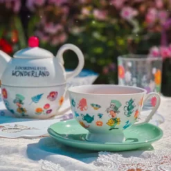 Alice im Wunderland - Hutmacher Tasse mit Teller