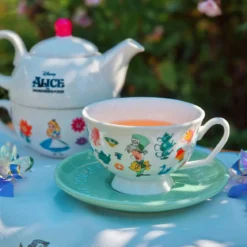 Alice im Wunderland - Hutmacher Tasse mit Teller