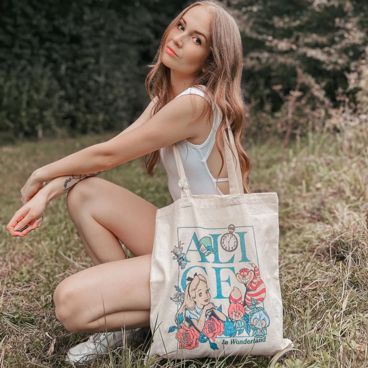 Alice im Wunderland - Jutebeutel