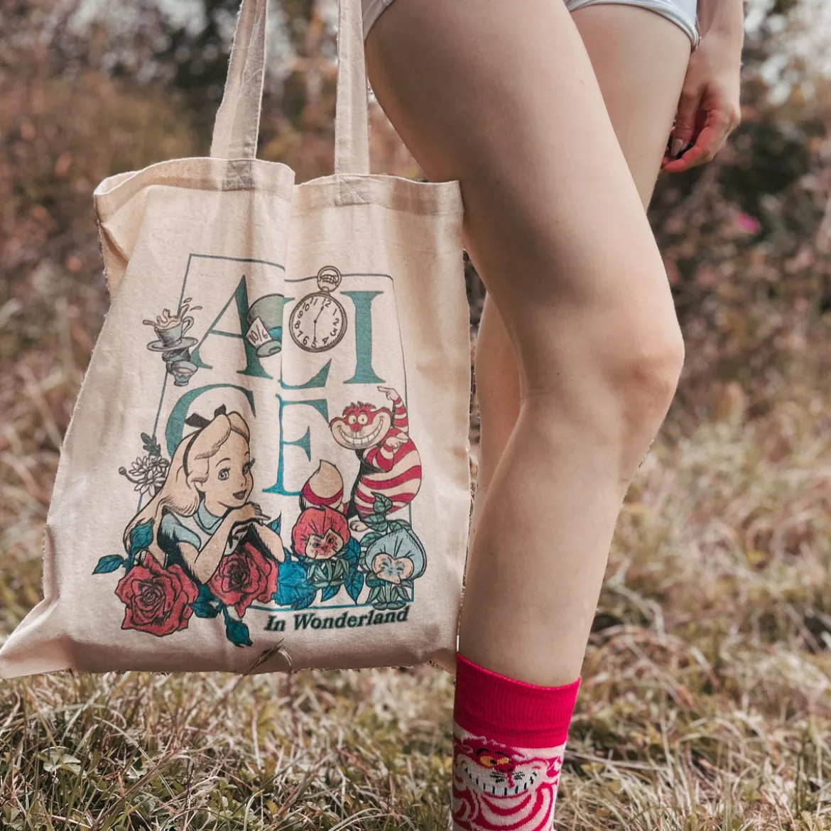 Alice im Wunderland - Jutebeutel