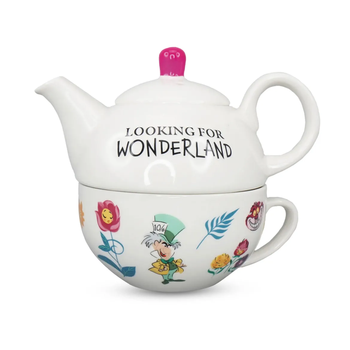 Alice im Wunderland - Looking For Wonderland Teekanne mit Tasse