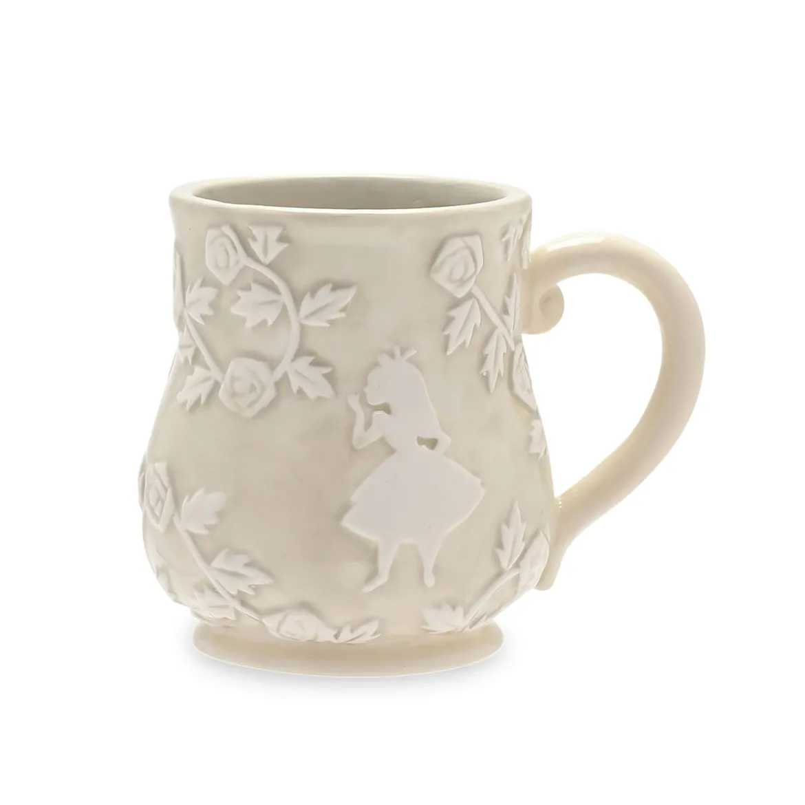 Alice im Wunderland - Weißer Hase Relief Tasse