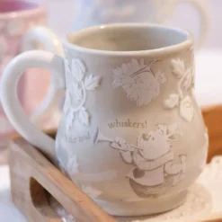 Alice im Wunderland - Weißer Hase Relief Tasse