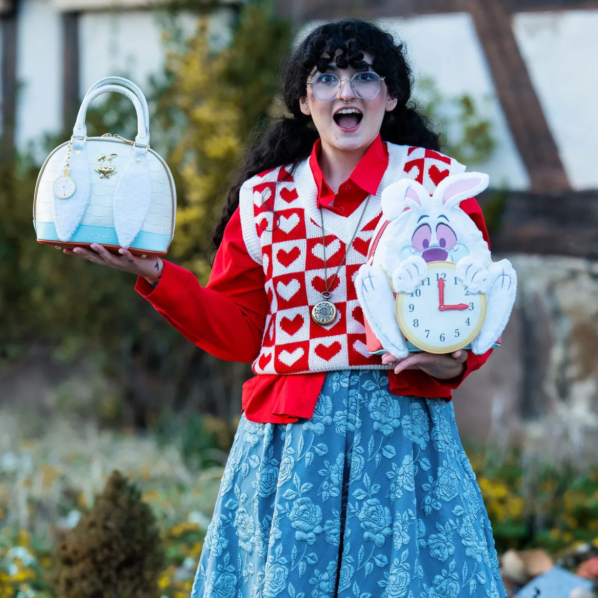 Alice im Wunderland - Weißer Hase Mini Rucksack
