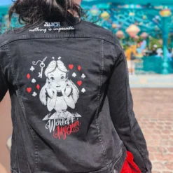 Alice im Wunderland - World Of My Own Jeansjacke Damen schwarz