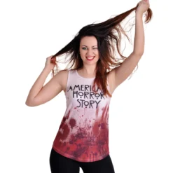 American Horror Story - Blood Tank Top creme