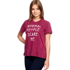 American Horror Story - Normal People Scare Me T-Shirt Damen rot