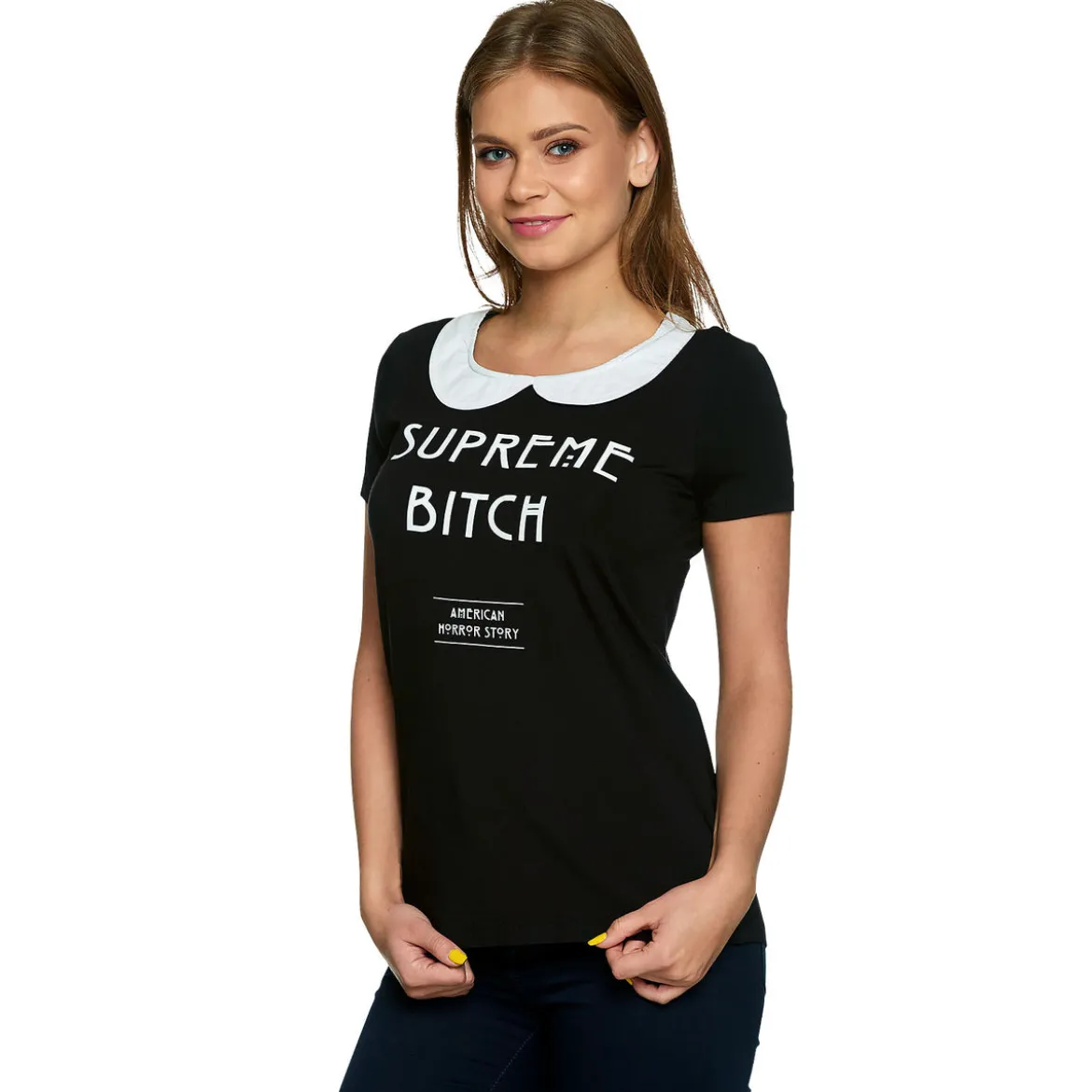 American Horror Story - Supreme Bitch T-Shirt Damen schwarz