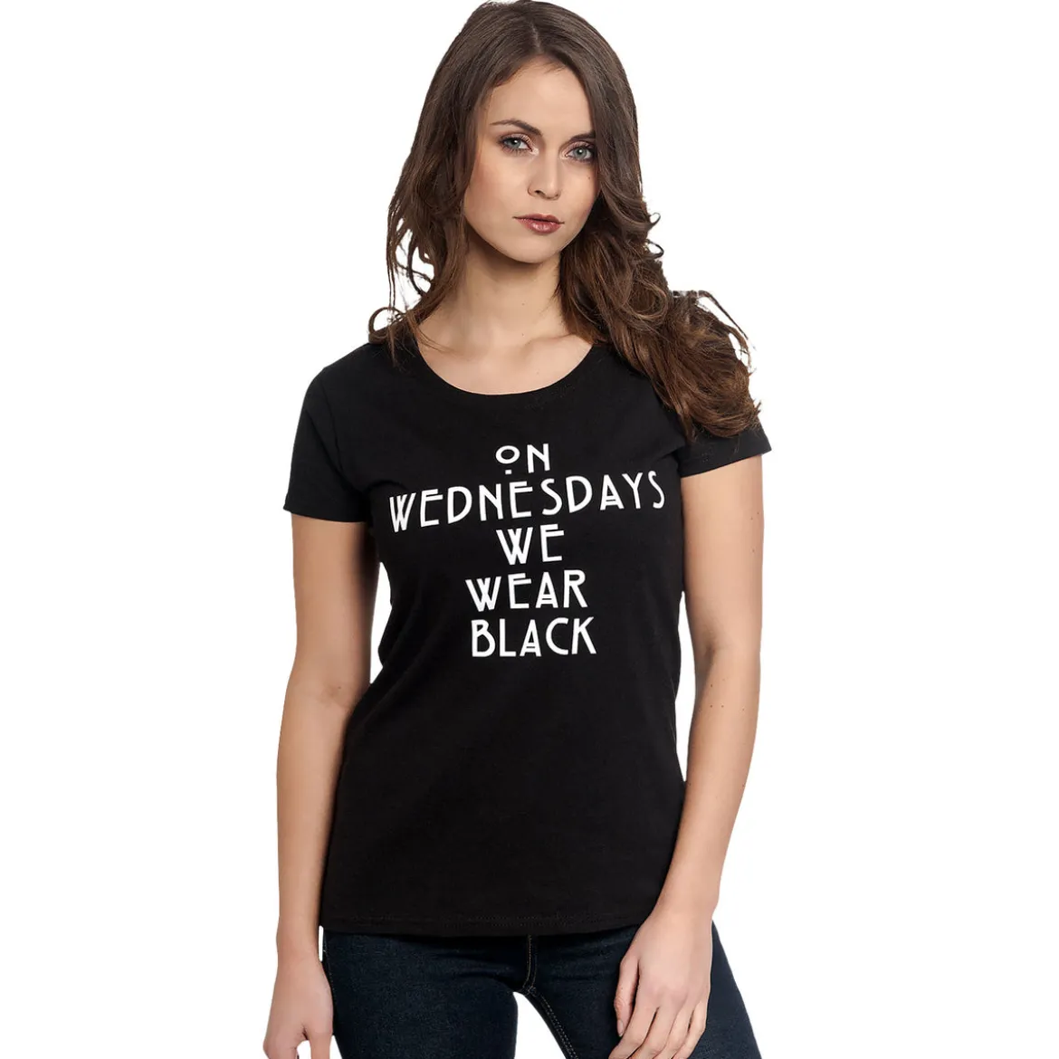 American Horror Story - Wednesdays T-Shirt Damen schwarz