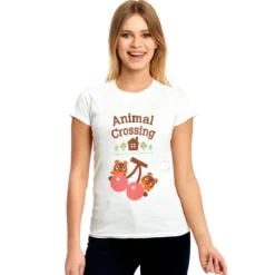 Animal Crossing - Nepp und Schlepp T-Shirt Damen weiß