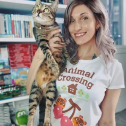 Animal Crossing - Nepp und Schlepp T-Shirt Damen weiß