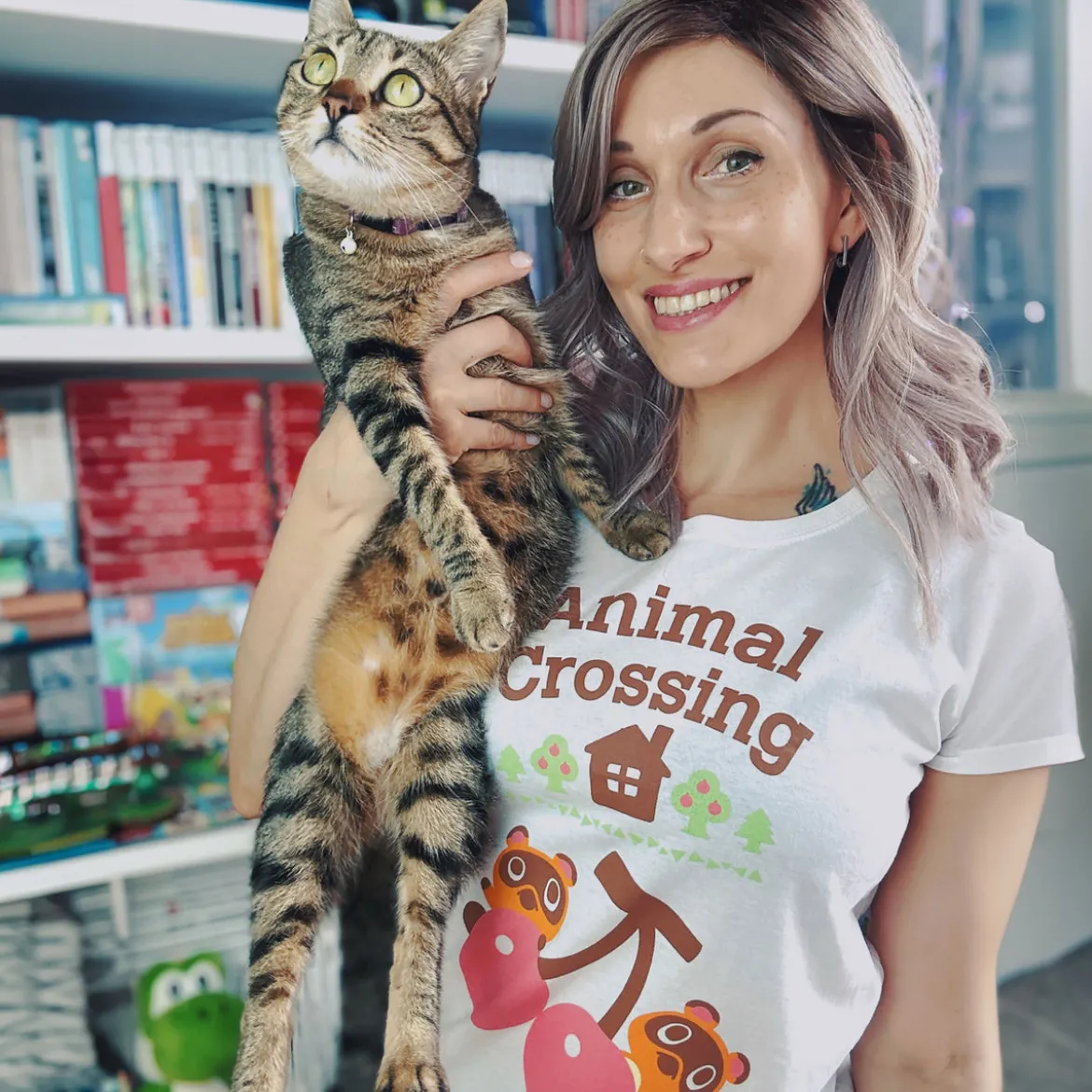 Animal Crossing - Nepp und Schlepp T-Shirt Damen weiß