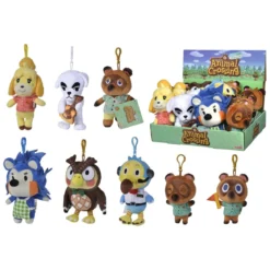 Animal Crossing Plüsch-Schlüsselanhänger Residents 15 cm Sortiment (12)