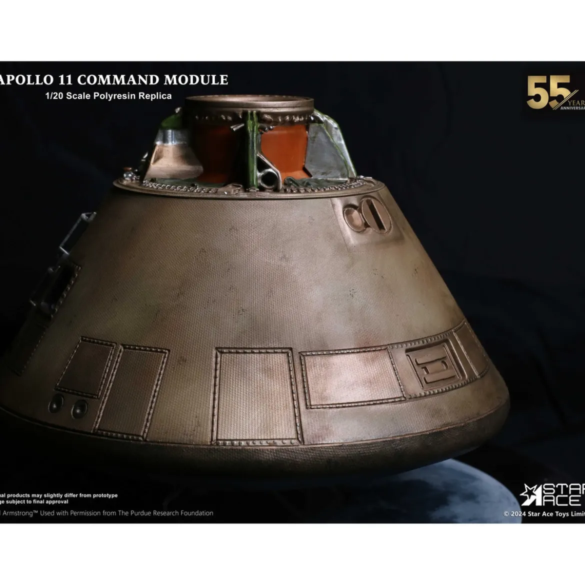 Apollo 11 Replik 1/20 Command Module (DX) 20 cm