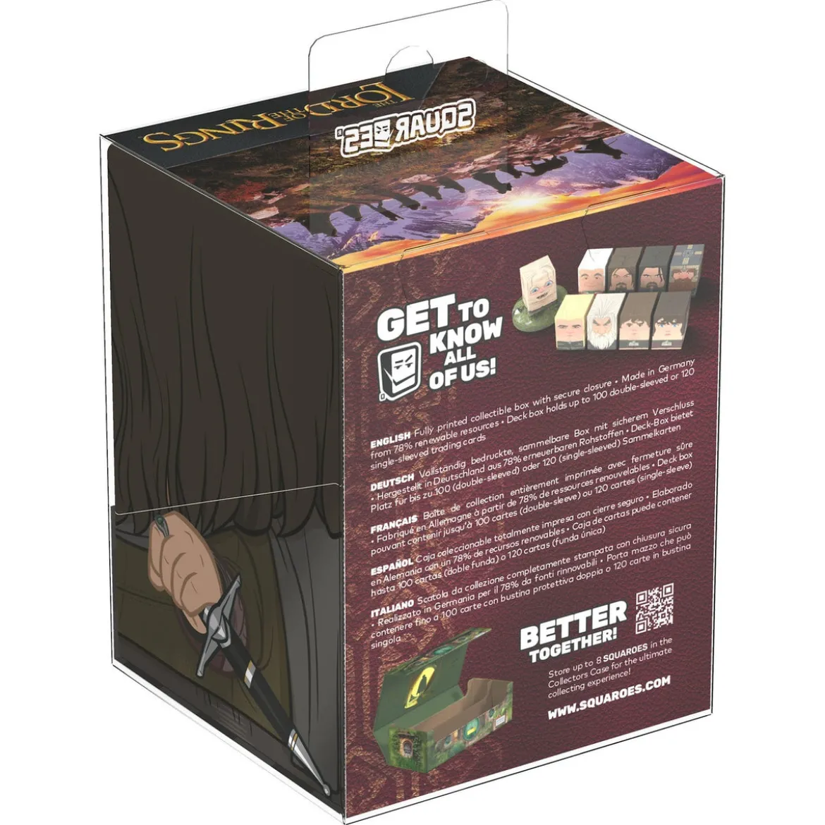 Aragorn Sammelkartenbox Ultimate Guard - Der Herr der Ringe