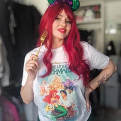 Arielle - Classic Poster T-Shirt weiß
