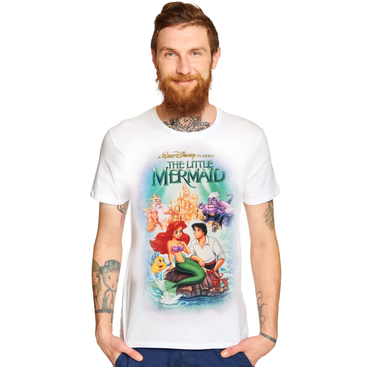 Arielle - Classic Poster T-Shirt weiß