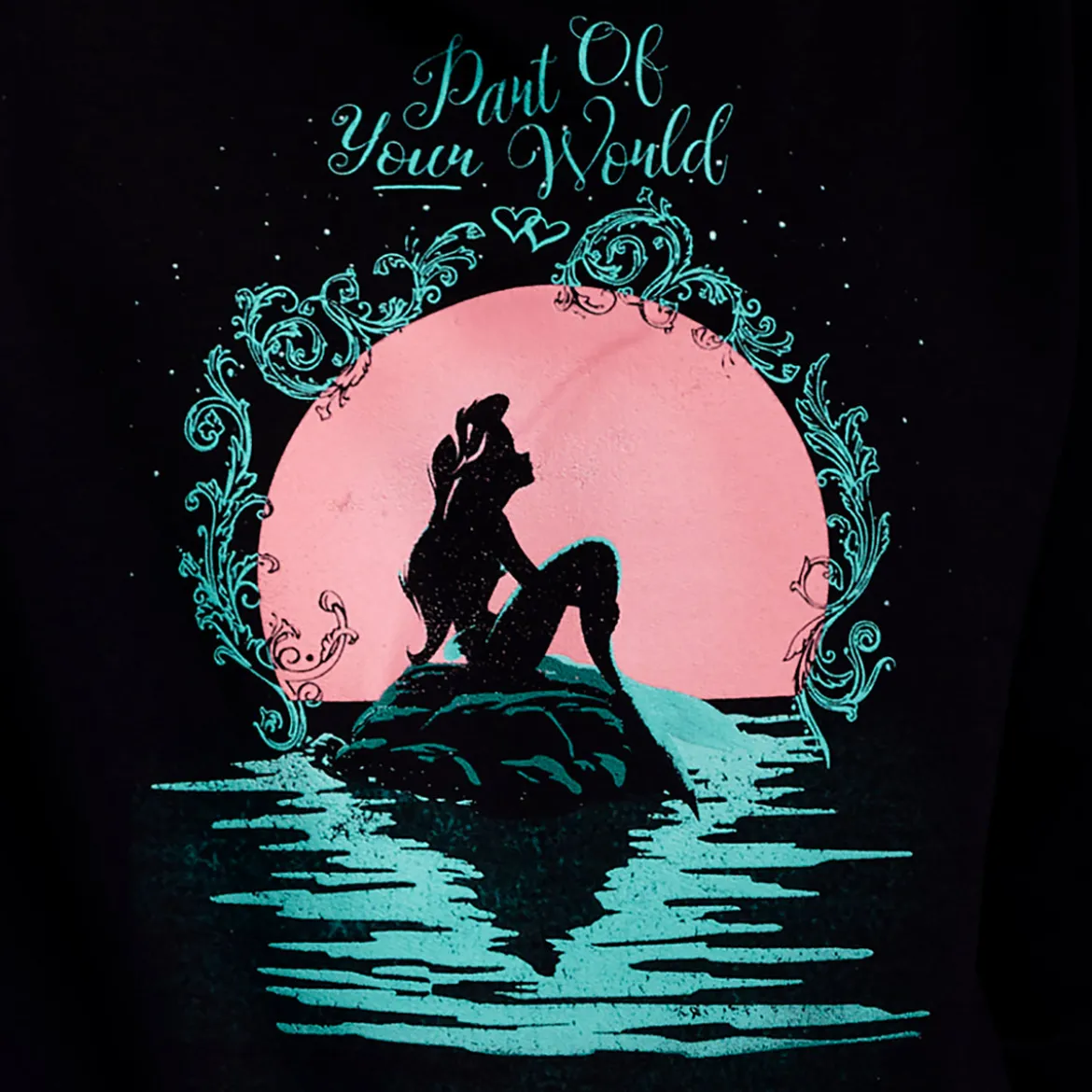 Arielle - Part of Your World Hoodie Damen schwarz