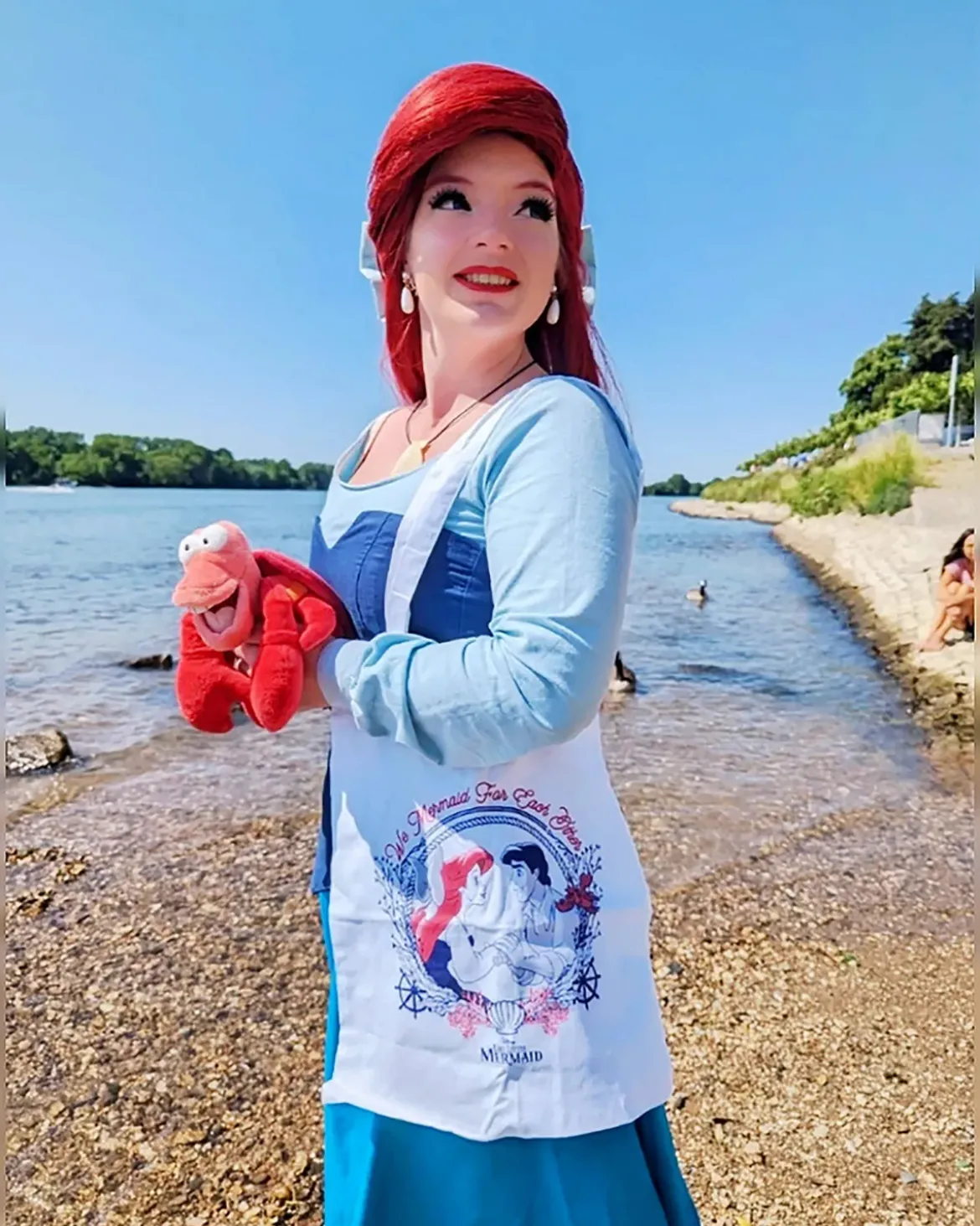 Arielle - We Mermaid for Each Other Jutebeutel weiß