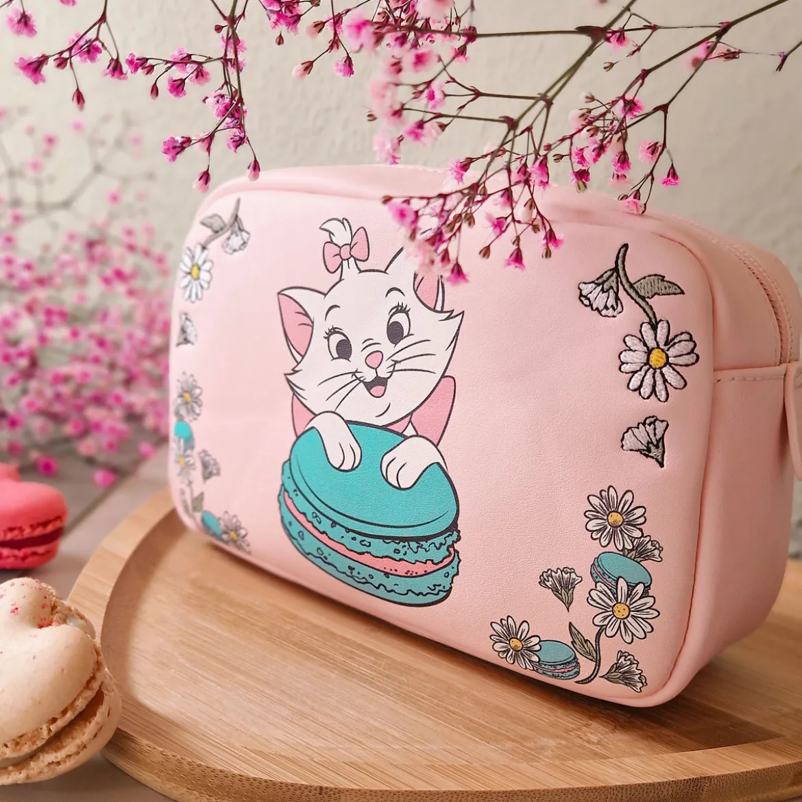 Aristocats - Marie mit Makrone Kosmetiktasche