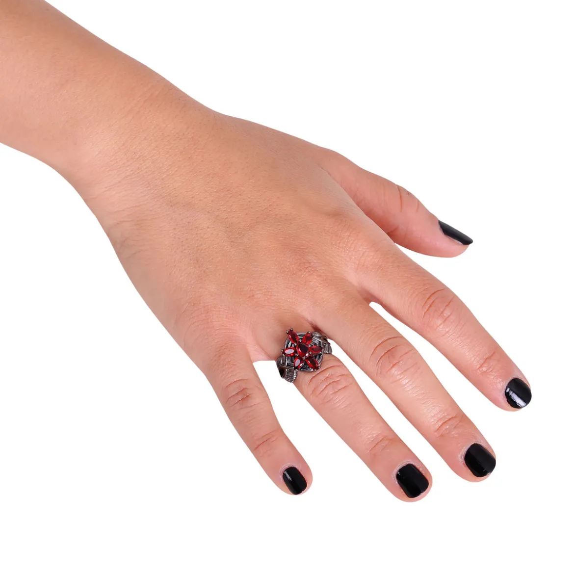 Arwens Abendstern Ring rot Dark Years Collection