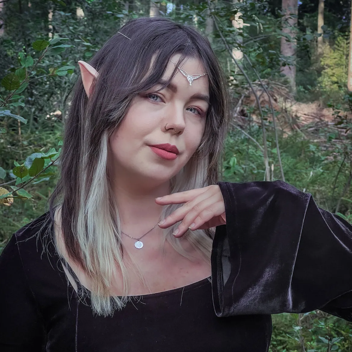Arwen Tiara Kette 925er Silber - Der Herr der Ringe