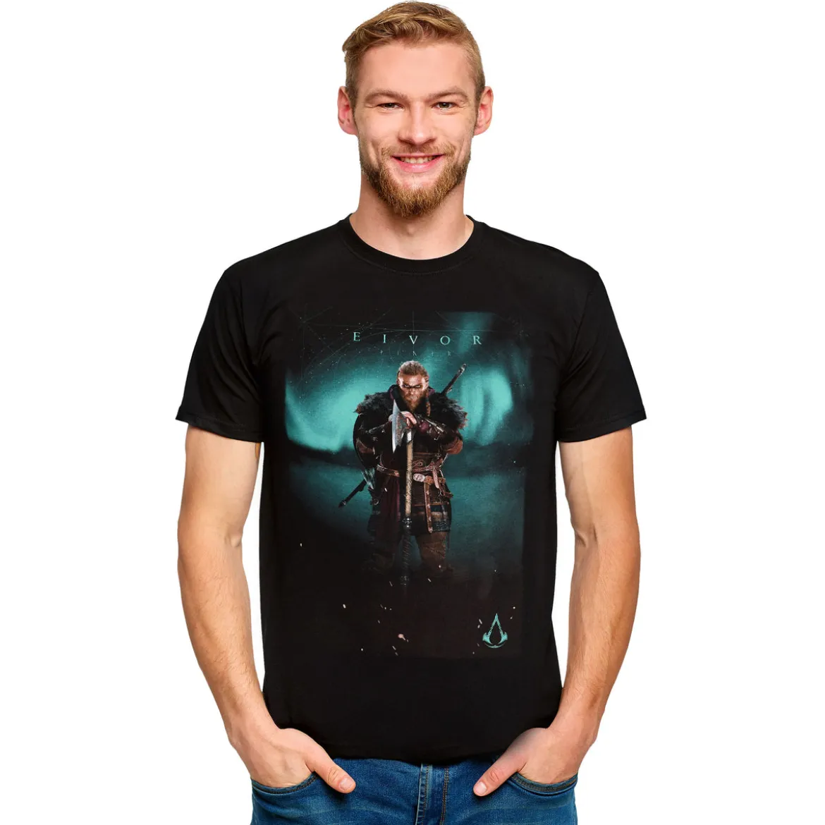 Assassin's Creed - Eivor Valhalla T-Shirt schwarz