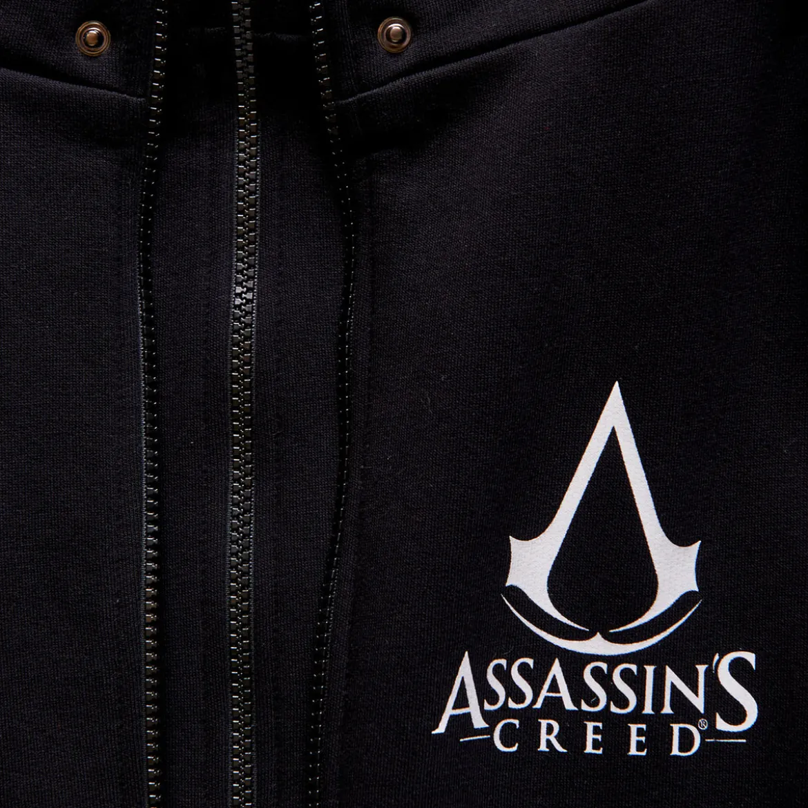 Assassins Creed - Logo Kapuzenjacke doppellagig schwarz
