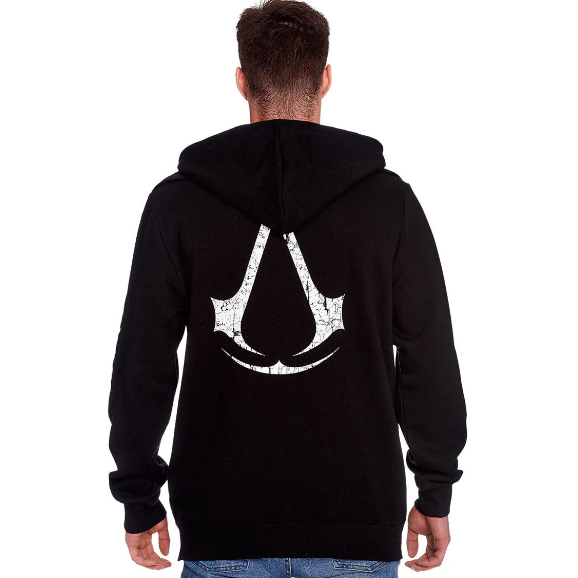 Assassins Creed - Logo Kapuzenjacke doppellagig schwarz