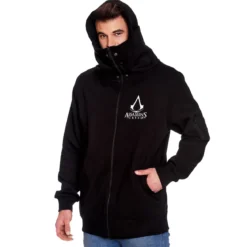 Assassins Creed - Logo Kapuzenjacke doppellagig schwarz