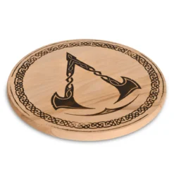 Assassin's Creed - Valhalla Logo Schneidebrett Buche