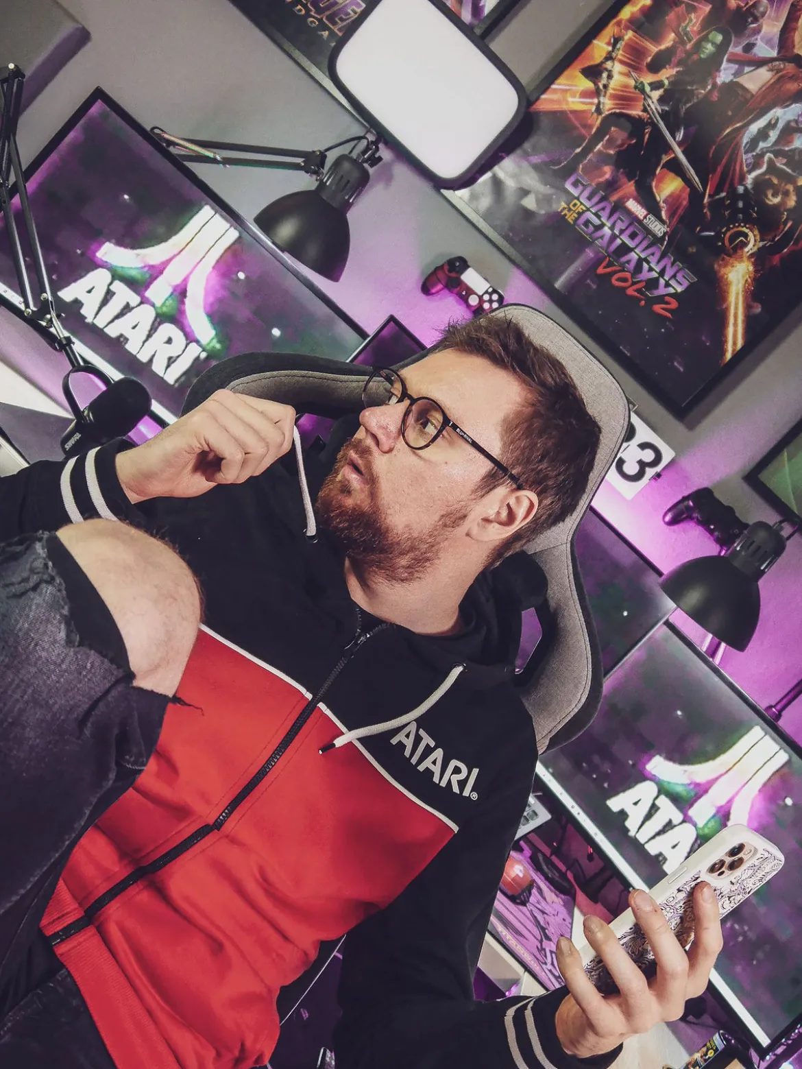 Atari - Logo Kapuzenjacke