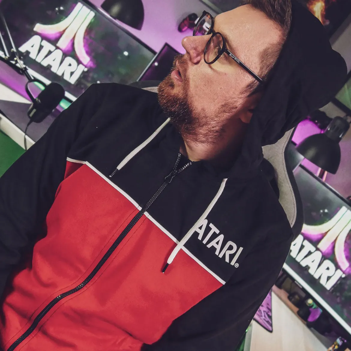 Atari - Logo Kapuzenjacke