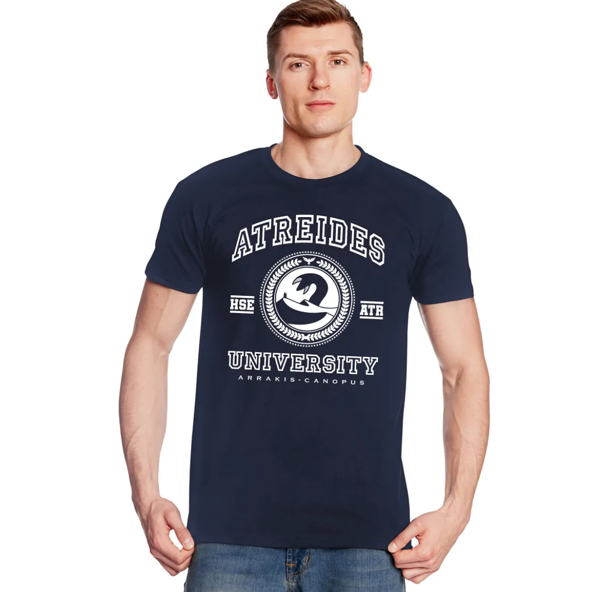 Atreides University T-Shirt für Dune Fans blau