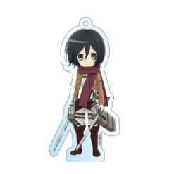 Attack on Titan Acryl Schlüsselanhänger Mikasa Holographic 8 cm